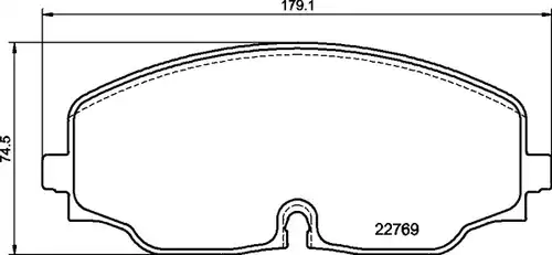 накладки BREMBO P 85 176