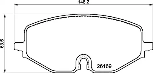 накладки BREMBO P 85 182