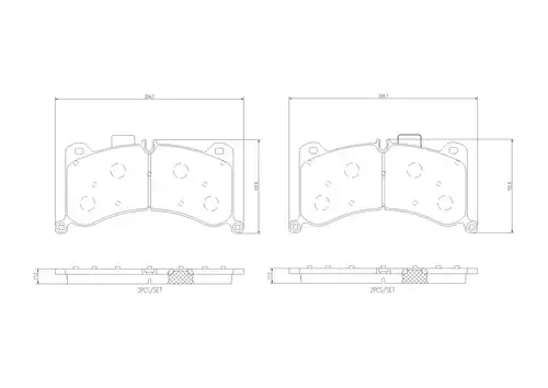 накладки BREMBO P 85 183