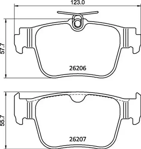 накладки BREMBO P 85 184