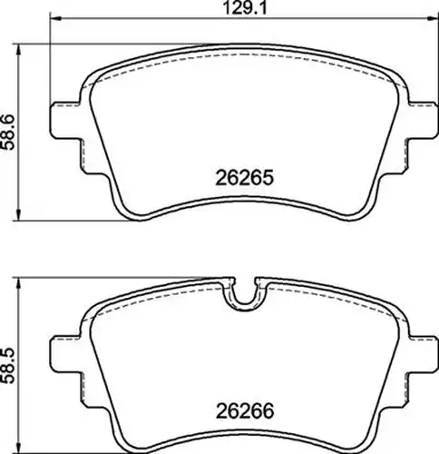 накладки BREMBO P 85 185