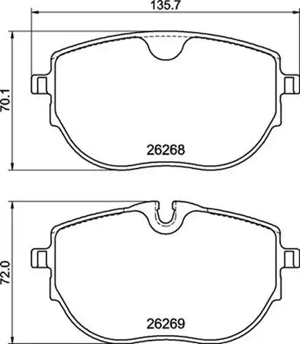 накладки BREMBO P 85 187