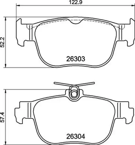 накладки BREMBO P 85 189