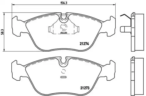 накладки BREMBO P 86 013