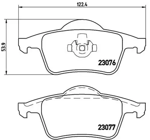 накладки BREMBO P 86 014