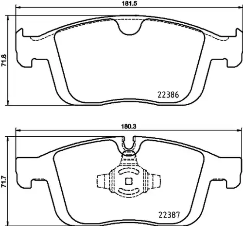 накладки BREMBO P 86 026