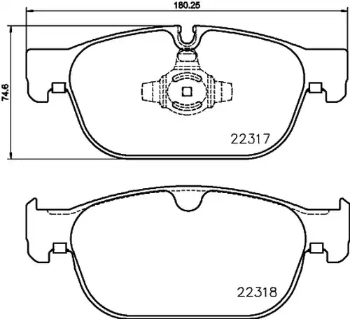 накладки BREMBO P 86 027