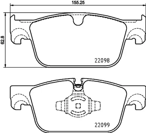 накладки BREMBO P 86 028