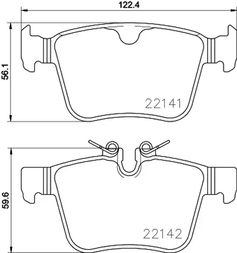 накладки BREMBO P 86 029