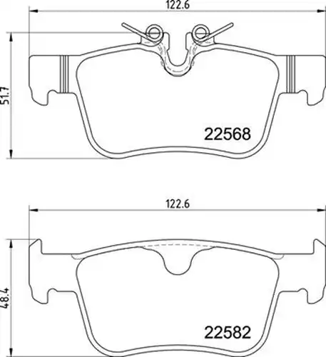 накладки BREMBO P 86 030