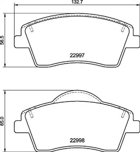 накладки BREMBO P 86 033