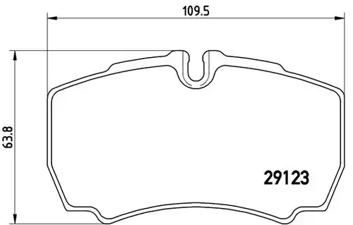 накладки BREMBO P A6 023