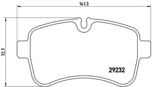 накладки BREMBO P A6 027