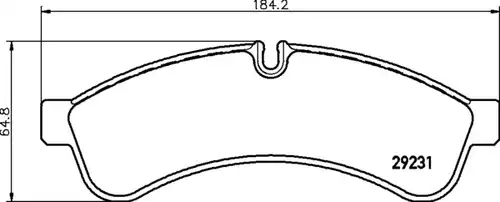 накладки BREMBO P A6 030