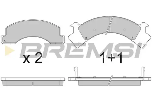 накладки BREMSI BP3084