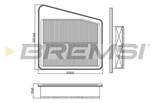  BREMSI FA2533