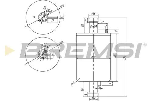 горивен филтър BREMSI FE0037