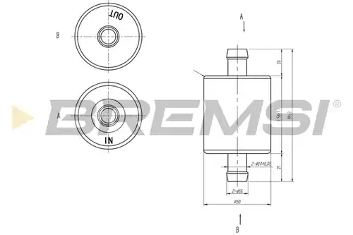 горивен филтър BREMSI FE0148