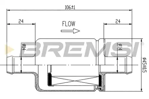 горивен филтър BREMSI FE0330