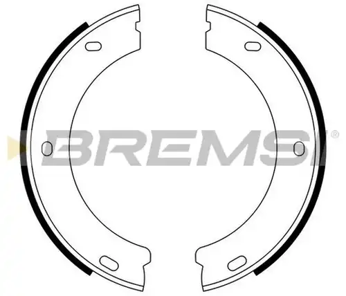 комплект спирачна челюст BREMSI GF0384