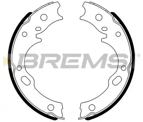 комплект спирачна челюст BREMSI GF0752