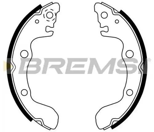 комплект спирачна челюст BREMSI GF0753