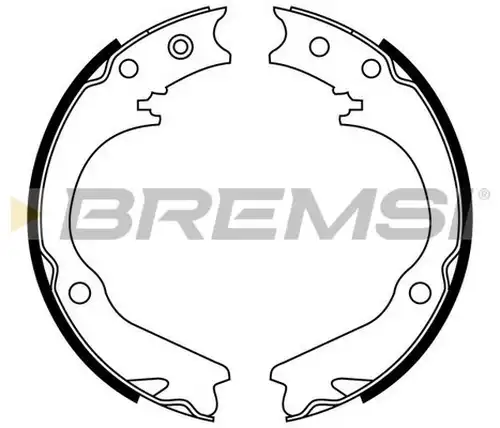 комплект спирачна челюст BREMSI GF0892