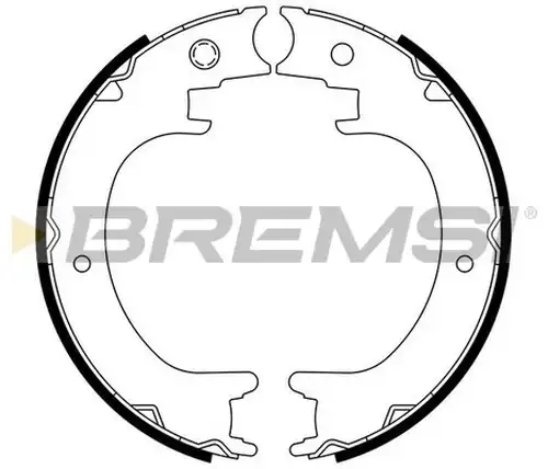 комплект спирачна челюст BREMSI GF0894