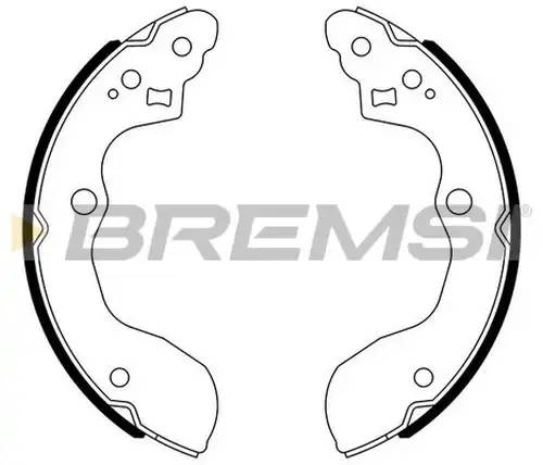 комплект спирачна челюст BREMSI GF0926