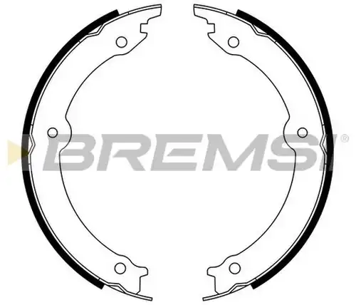 комплект спирачна челюст BREMSI GF0973