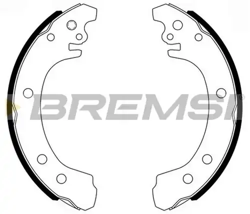 комплект спирачна челюст BREMSI GF0981