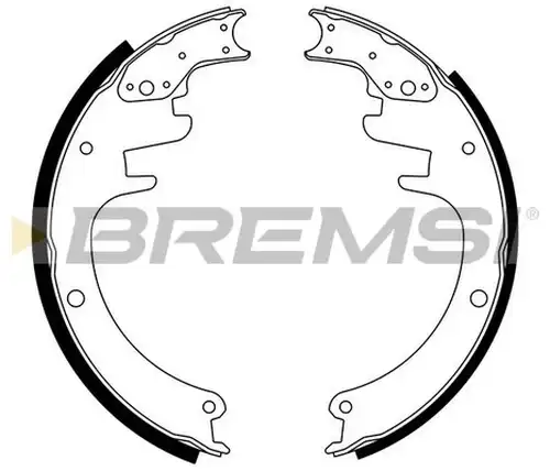 комплект спирачна челюст BREMSI GF4451