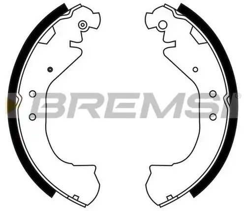 комплект спирачна челюст BREMSI GF4675