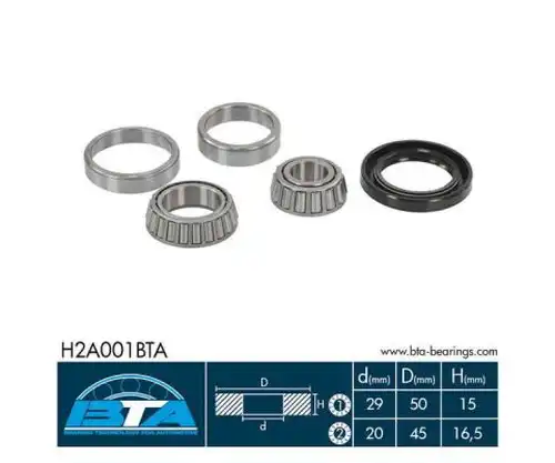 комплект колесен лагер BTA H2A001BTA