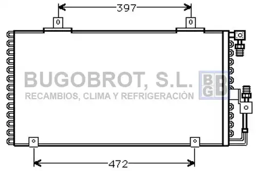 кондензатор, климатизация BUGOBROT 62-AI5106