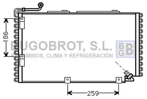 кондензатор, климатизация BUGOBROT 62-AI5107