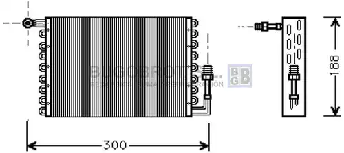 кондензатор, климатизация BUGOBROT 62-AL5058