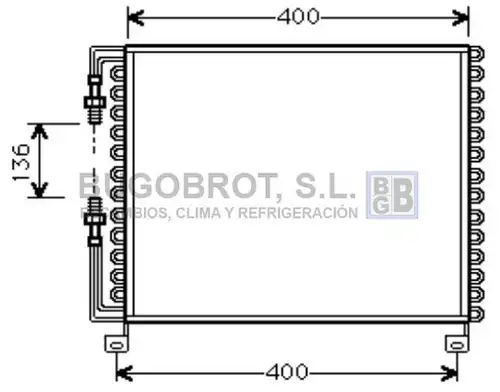 кондензатор, климатизация BUGOBROT 62-AL5059