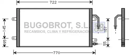 кондензатор, климатизация BUGOBROT 62-CR5012