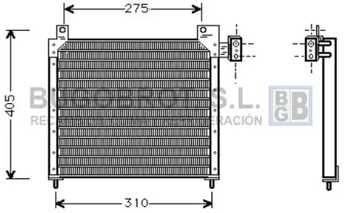 кондензатор, климатизация BUGOBROT 62-CR5016