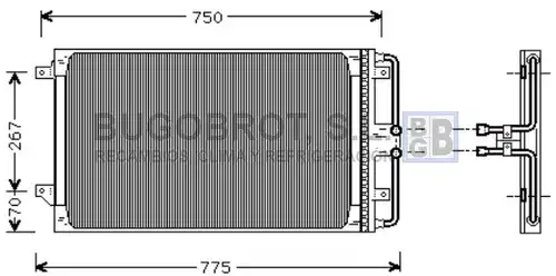 кондензатор, климатизация BUGOBROT 62-CR5021