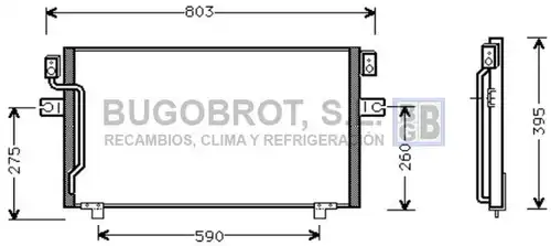 кондензатор, климатизация BUGOBROT 62-DN5160