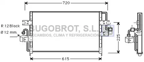 кондензатор, климатизация BUGOBROT 62-DN5165