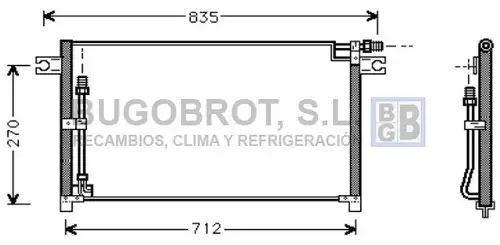 кондензатор, климатизация BUGOBROT 62-DN5185