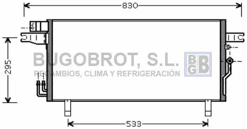 кондензатор, климатизация BUGOBROT 62-DN5269