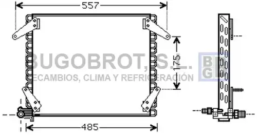 кондензатор, климатизация BUGOBROT 62-DN5272