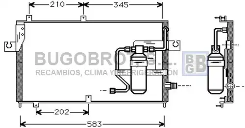 кондензатор, климатизация BUGOBROT 62-DU5039