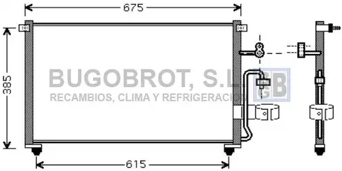 кондензатор, климатизация BUGOBROT 62-DW5063