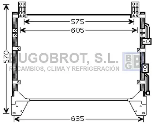 кондензатор, климатизация BUGOBROT 62-DW5083