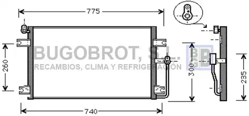 кондензатор, климатизация BUGOBROT 62-DW5085